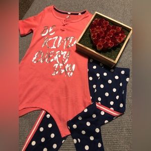 Inspirational Girl Size Medium Super Cute 2 piece set